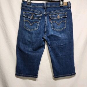 Levi's 515 Skimmer Capri Jeans Size 8 Quality Classic Denim‎ Stretch